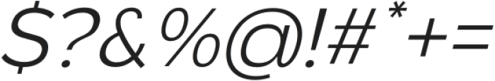 Nova Pro Light Italic otf (300) Font OTHER CHARS