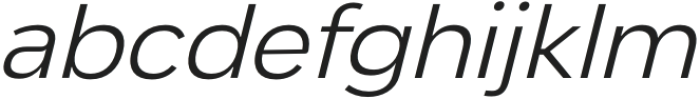 Nova Pro Light Italic otf (300) Font LOWERCASE