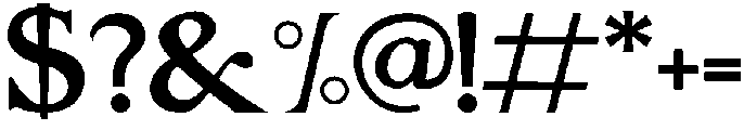 Nova Regular otf (400) Font OTHER CHARS