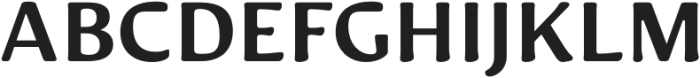 Novaletra Sans CF Bold otf (700) Font UPPERCASE