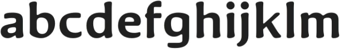 Novaletra Sans CF Bold otf (700) Font LOWERCASE