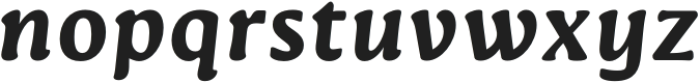 Novaletra Serif CF Bold Italic otf (700) Font LOWERCASE