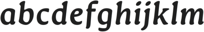 Novaletra Serif CF Demi Bold Italic otf (600) Font LOWERCASE