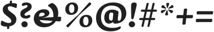 Novaletra Serif CF Ext Bold Italic otf (700) Font OTHER CHARS