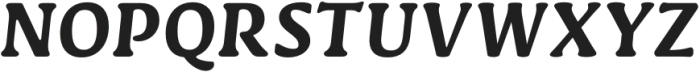 Novaletra Serif CF Ext Bold Italic otf (700) Font UPPERCASE
