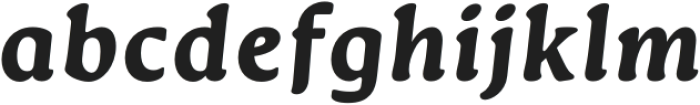 Novaletra Serif CF Ext Bold Italic otf (700) Font LOWERCASE