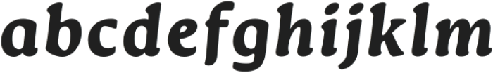 Novaletra Serif CF Heavy Italic otf (800) Font LOWERCASE
