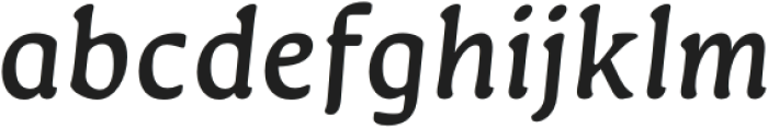 Novaletra Serif CF Medium Italic otf (500) Font LOWERCASE