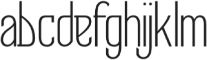 Novare UltraLight otf (300) Font LOWERCASE