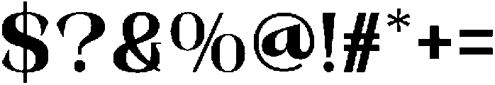 Novarick Black otf (900) Font OTHER CHARS