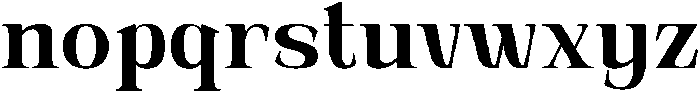 Novarick Black otf (900) Font LOWERCASE