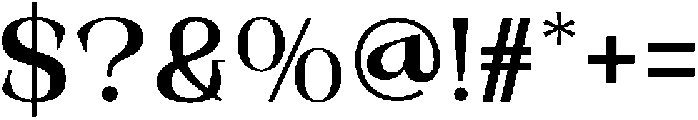 Novarick Bold otf (700) Font OTHER CHARS