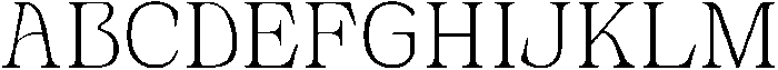 Novarick Extra Light otf (200) Font UPPERCASE