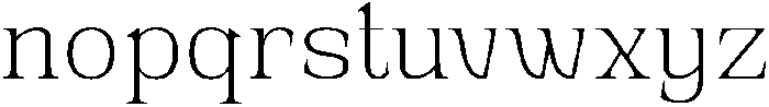 Novarick Extra Light otf (200) Font LOWERCASE