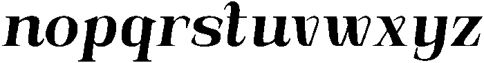 Novarick Italic Black otf (900) Font LOWERCASE