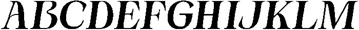 Novarick Italic Extra Bold otf (700) Font UPPERCASE