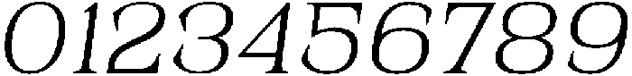 Novarick Italic Light otf (300) Font OTHER CHARS