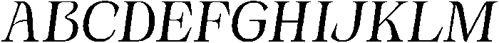 Novarick Italic Medium otf (500) Font UPPERCASE