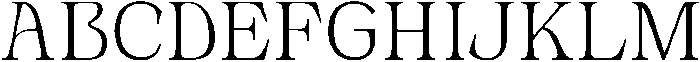 Novarick Light otf (300) Font UPPERCASE