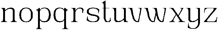Novarick Light otf (300) Font LOWERCASE