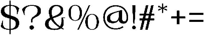 Novarick Medium otf (500) Font OTHER CHARS