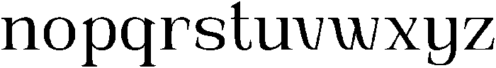 Novarick Medium otf (500) Font LOWERCASE