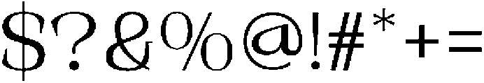 Novarick Regular otf (400) Font OTHER CHARS