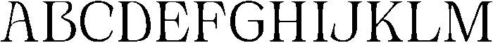 Novarick Regular otf (400) Font UPPERCASE