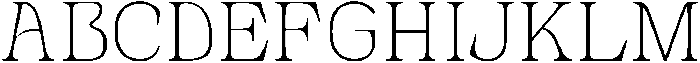 Novarick Thin otf (100) Font UPPERCASE
