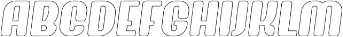 Novaro Outline Italic otf (400) FONT