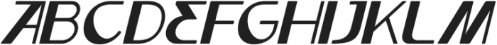 Novas Lumina Italic otf (400) Font UPPERCASE