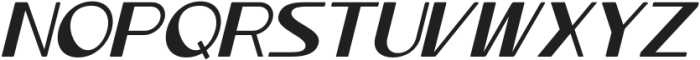 Novas Lumina Italic otf (400) Font UPPERCASE