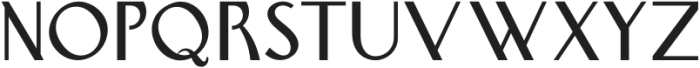 Noveau-Regular otf (400) Font UPPERCASE