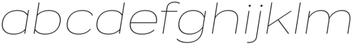 Novelin Thin Italic otf (100) Font LOWERCASE