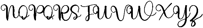 November Regular otf (400) Font UPPERCASE