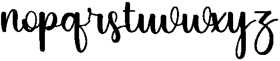 November Regular otf (400) Font LOWERCASE