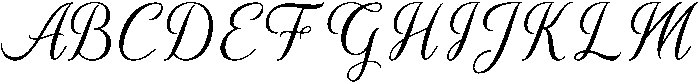 November Script otf (400) Font UPPERCASE