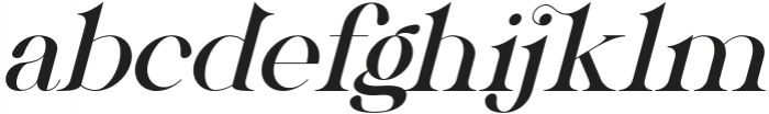 Novembra Serif Font - Italic otf (400) Font LOWERCASE