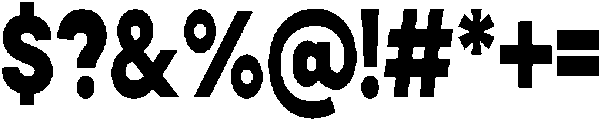 Noverion Slab Black Condensed otf (900) Font OTHER CHARS
