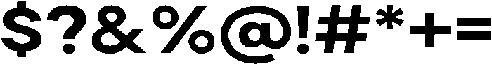 Noverion Slab Bold Expanded otf (700) Font OTHER CHARS