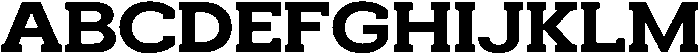 Noverion Slab Bold Expanded otf (700) Font UPPERCASE