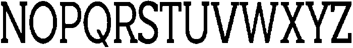 Noverion Slab Condensed otf (400) Font UPPERCASE