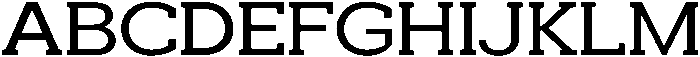 Noverion Slab Expanded otf (400) Font UPPERCASE