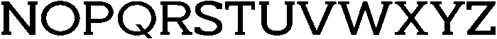 Noverion Slab Expanded otf (400) Font UPPERCASE