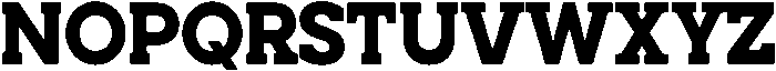 Noverion Slab Extra Bold otf (700) Font UPPERCASE