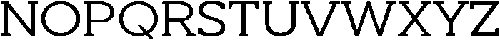 Noverion Slab Light Expanded otf (300) Font UPPERCASE