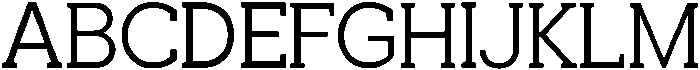 Noverion Slab Light otf (300) Font UPPERCASE