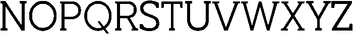 Noverion Slab Light otf (300) Font UPPERCASE