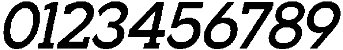 Noverion Slab Medium Slanted otf (500) Font OTHER CHARS