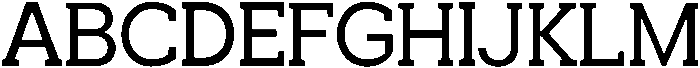 Noverion Slab Regular otf (400) Font UPPERCASE